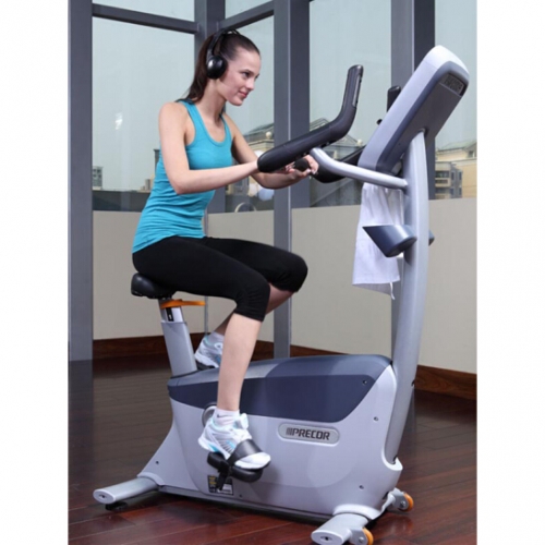 必确Precor-UBK615健身车，原装进口静音磁控室内立式健身车